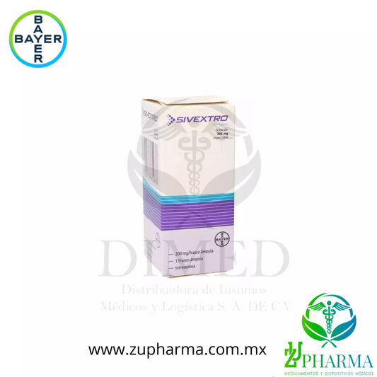 SIVEXTRO 200 MG CON 6 FRASCO ÁMPULA