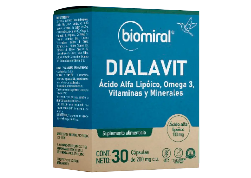 DIALAVIT 30 CAPS / 877 MG.