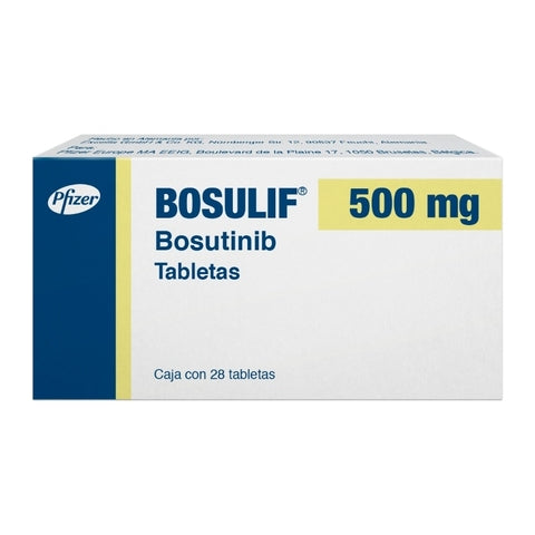 BOSULIF 500 mg Tabletas Caja con 28