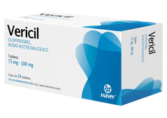 VERICIL 28 TAB 100/75 MG