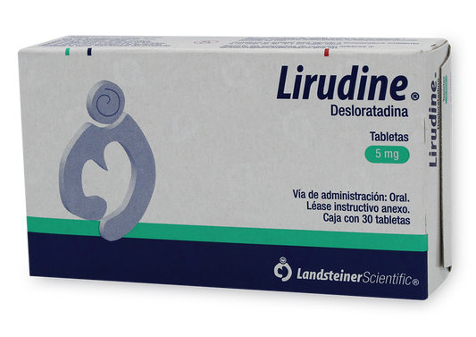 DESLORATADINA (LIRUDINE) TAB. 5 MG. CAJA C/30