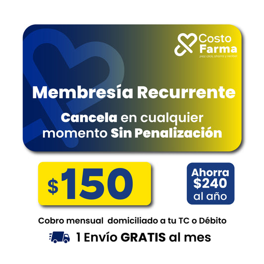 Membresía mensual dos meses gratis al agregar al carrito