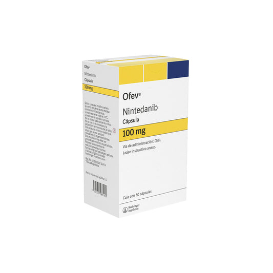 OFEV 100 MG CAJA 60 CAPSULAS