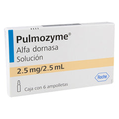 PULMOZYME 2.5MG AMPS6X2.5ML