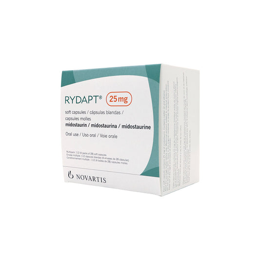 RYDAPT 25 MG 28 CAPS BLANDAS