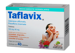 TAFLAVIX (VALERIANA) 40 TAB 100MG/60 MG