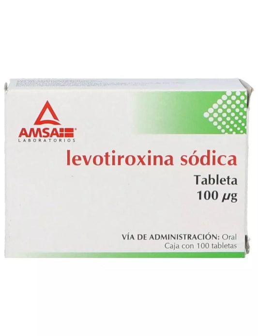 LEVOTIROXINA TAB. 100 MCG. CAJA C/100