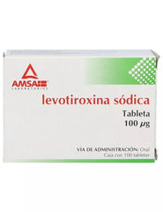 LEVOTIROXINA TAB. 100 MCG. CAJA C/100
