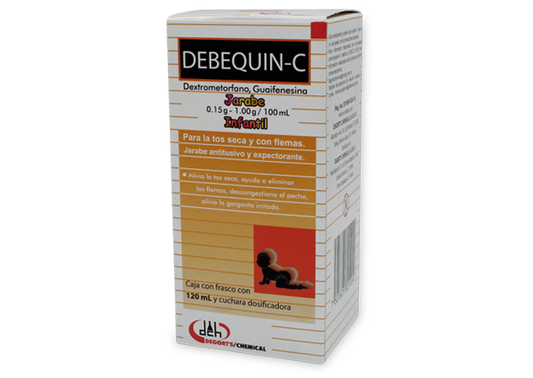 DEBEQUIN C JBE. INFANTIL CAJA C/FCO. C/120 ML.
