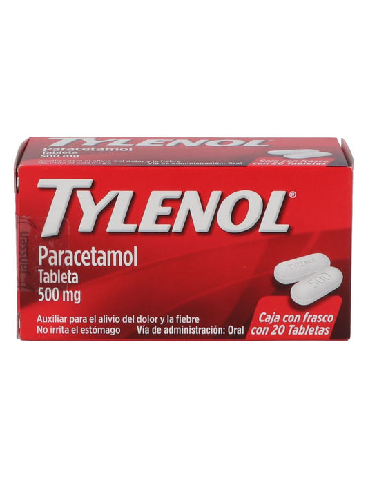 TYLENOL CAPLETS 500MG 20 TAB